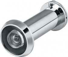 DVP3, 16/140/50x90 Punto (Пунто) (оптика пластик, угол обзора 140) CP Хром