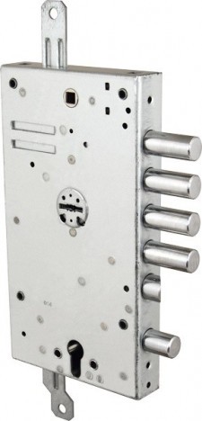 Замок врезной Mottura (Моттура) двухсистемный 54.Y587.28/С D (правый) My Key (уст. ключ), кл. 60 мм БЕЗ НАКЛАДОК