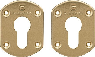 Накладки под Gardian (Гардиан) цилиндр "Гардиан" латунь ГЛ 31 /пара/, объемная /123:472/