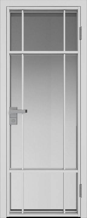 8AG Белый матовый RAL9003 стекло Матовое