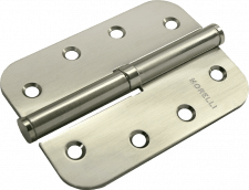 Петля MORELLI стальная разъёмная скругленная MSD-C 100X70X2.5 SN R Цвет - Белый никель