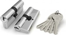 Цилиндровый механизм Fuaro (Фуаро) R300/90 mm (40+10+40) CP хром 5 кл.