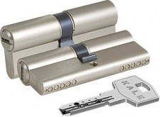 Цилиндровый механизм Kale kilit (Кале килит) 164 BN/74 (32+10+32) mm никель 5 кл.