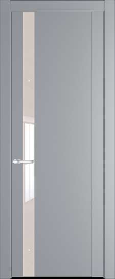 1.2P Смоки (RAL 870-02) стекло Lacobel Перламутровый лак