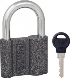 Замок навесной Fuaro (Фуаро) PL-4071 (71 мм) 3 "англ." кл. БЛИСТЕР