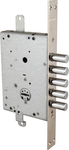 Замок врезной Mottura (Моттура) сувальдный 52.Y525M My Key D (правый), уст.ключ, ключ 40 мм