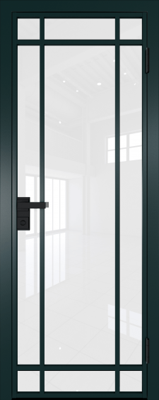 5AG Зеленый матовый RAL6004 стекло Белый триплекс