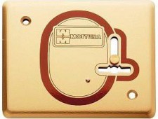Накладка на Mottura (Моттура) сувальдный замок, для нуклео 95.066 S (БРОНЗА), 1 шт