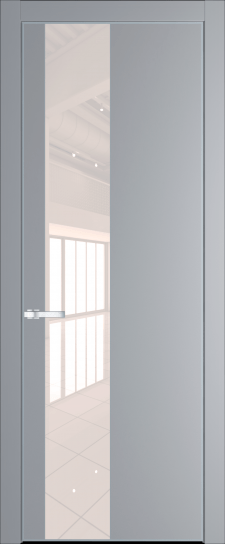 19PE Смоки (RAL 870-02) стекло Lacobel Перламутровый лак