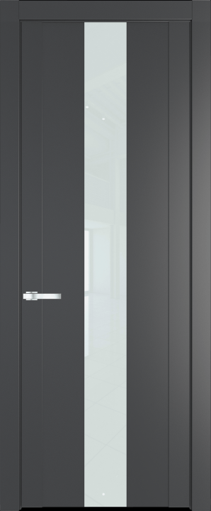 1.9P Графит (Pantone 425С) стекло Lacobel Белый лак
