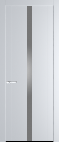 1.8P Вайт (RAL 110 96 02) стекло Lacobel Серебряный лак