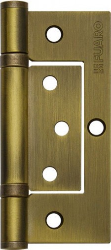 Петля универсальная Fuaro (Фуаро) без врезки 300-2BB/BL 100x2,5 WAB (мат. бронза) БЛИСТЕР