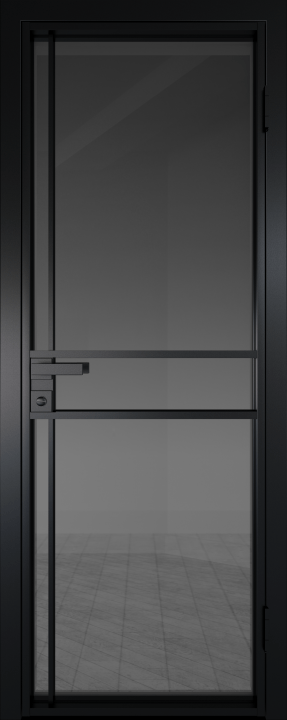9AG Черный матовый RAL9005 стекло Тонированное