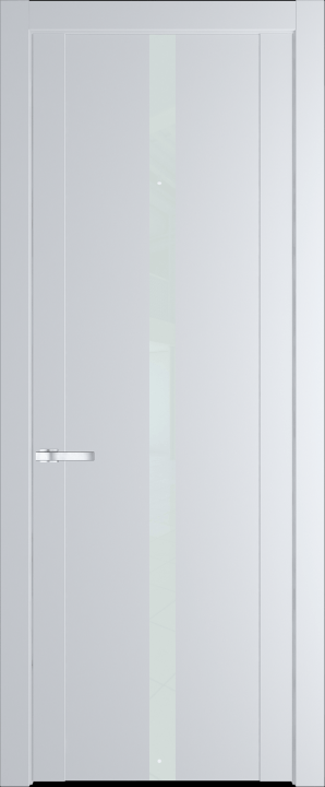 1.8P Вайт (RAL 110 96 02) стекло Lacobel Белый лак