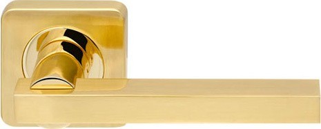 Ручка раздельная Armadillo (Армадилло) ORBIS SQ004-21SG/GP-4 матовое золото/золото
