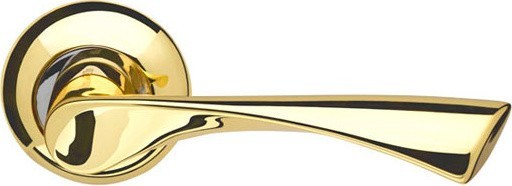Ручка раздельная Armadillo (Армадилло) Corona LD23-1GP/CP-2 золото/хром