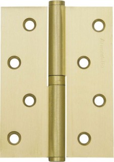 Петля съемная Armadillo (Армадилло) 613-4 100х75х2.5 SG Матовое золото прав. Box