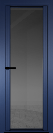 2 AGP Cиний матовый RAL5003 стекло Тонированное