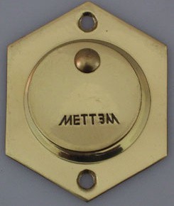 Накладка латунная Mettem (Меттэм) под сувальдный ключ (комплект)
