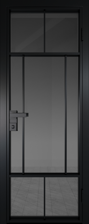 10AG Черный матовый RAL9005 стекло Тонированное