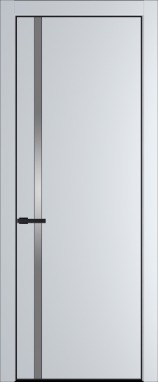 21PA Черный матовый RAL9005 стекло Lacobel Серебряный лак