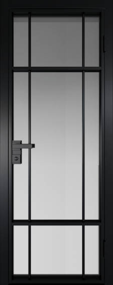 8AG Черный матовый RAL9005 стекло Матовое