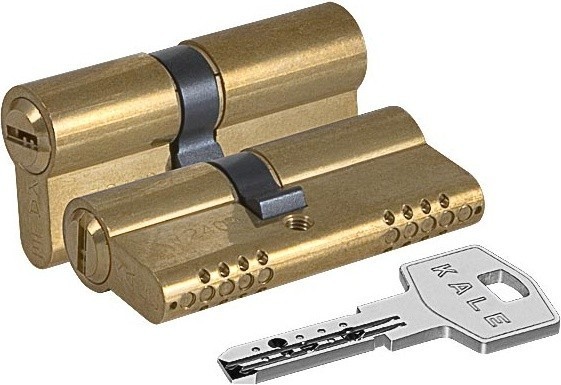 Цилиндровый механизм Kale kilit (Кале килит) 164 OBS BNE/80 (30+10+40) mm латунь 5 кл.