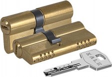 Цилиндровый механизм Kale kilit (Кале килит) 164 OBS BNE/80 (35+10+35) mm латунь 5 кл.