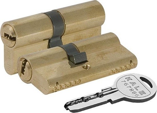 Цилиндровый механизм Kale kilit (Кале килит) 164 SN/90 (35+10+45) mm латунь 5 кл.