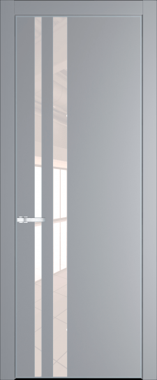 20PE Смоки (RAL 870-02) стекло Lacobel Перламутровый лак