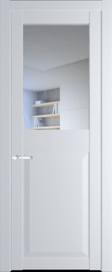 1.6.2PD Вайт (RAL 110 96 02) стекло Прозрачное
